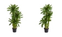 Nearly Natural Triple Potted Cycas Artificial Plant